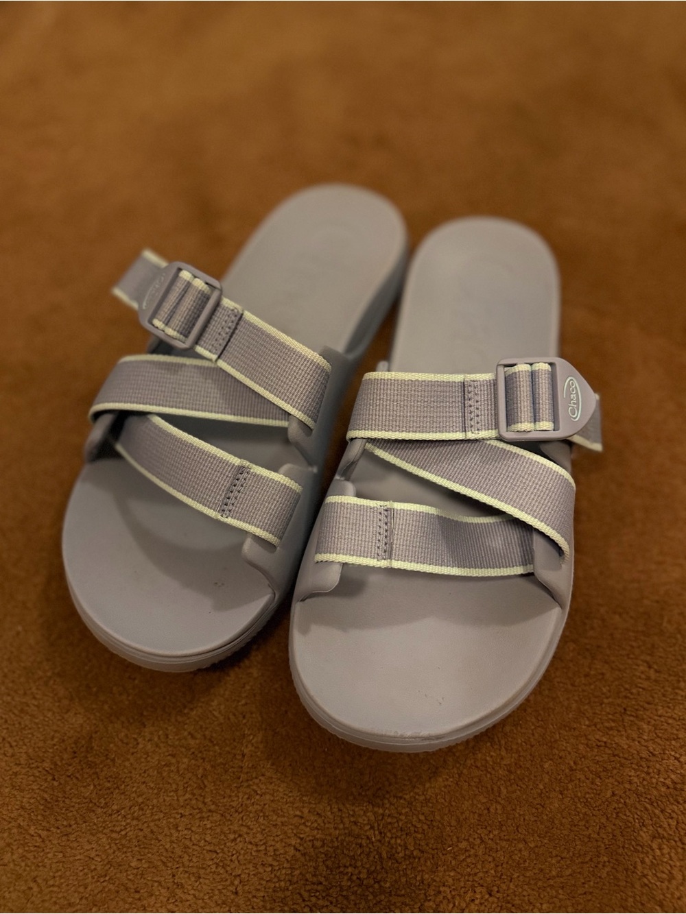 Chaco Lavender Slide Sandals with Adjustable Straps